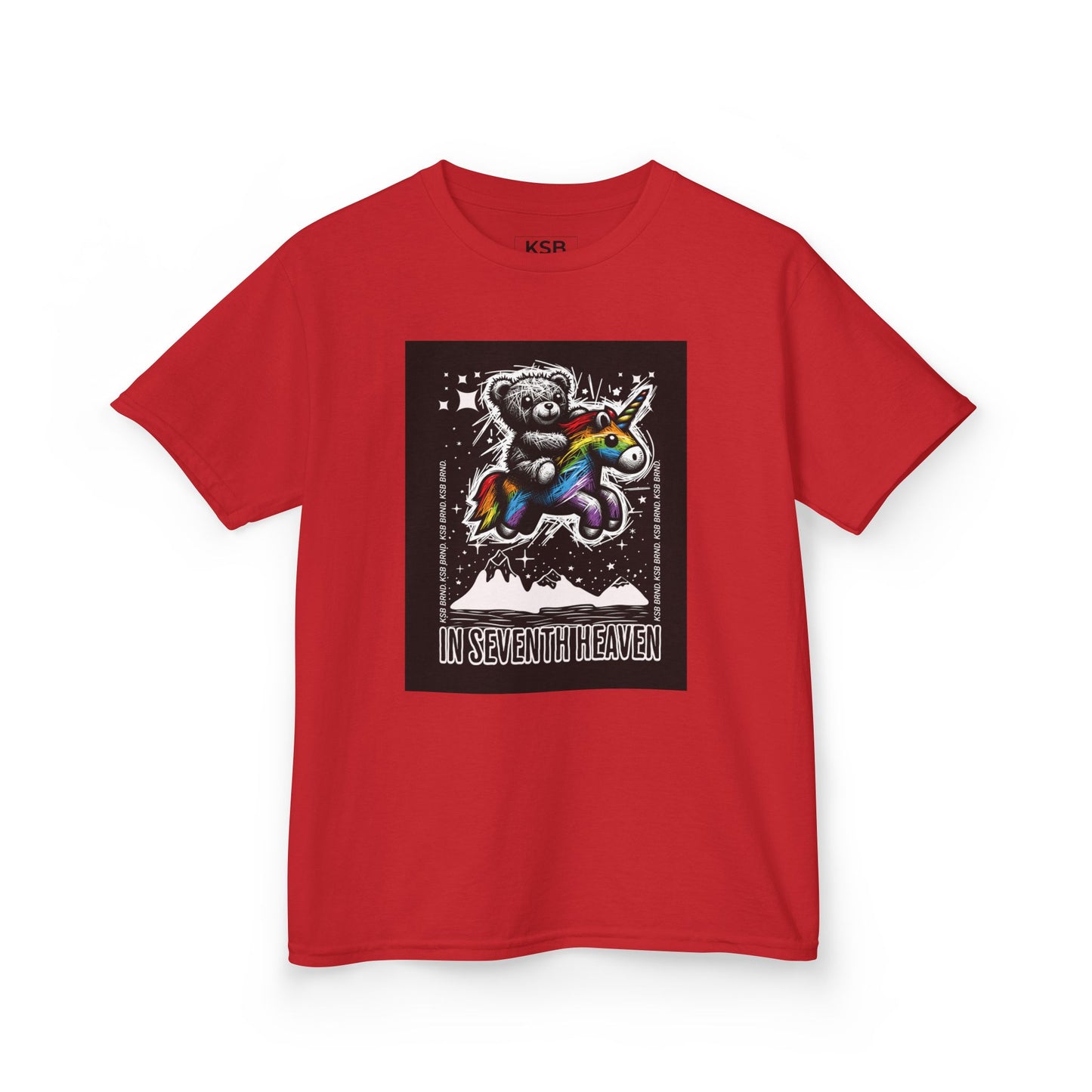 Streetwear Mädchen T-Shirt | Bär auf Einhorn Print - KSB BRND.