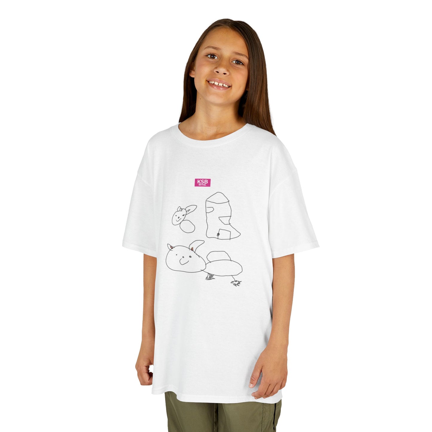 KSB Brnd. Kids Streetwear T-Shirt | "LOVE ALL OF ME" mit Kinder-Design & Herzprint