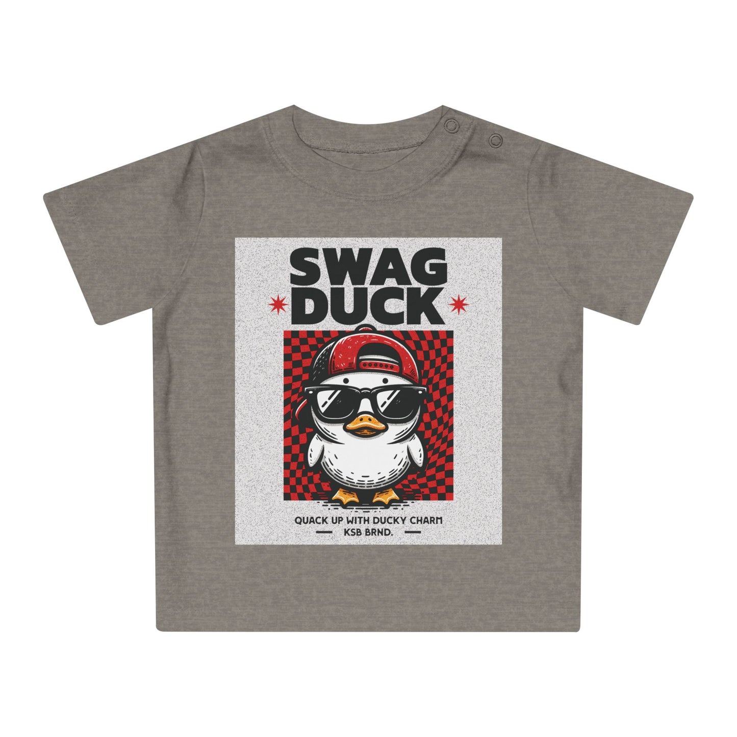 KSB Brnd. Baby T-Shirt "Swag Duck" - Ente mit Cap & Sonnenbrille