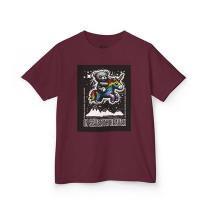 Streetwear Mädchen T-Shirt | Bär auf Einhorn Print - KSB BRND.