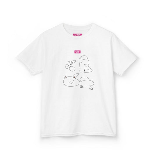 KSB Brnd. Kids Streetwear T-Shirt | "LOVE ALL OF ME" mit Kinder-Design & Herzprint