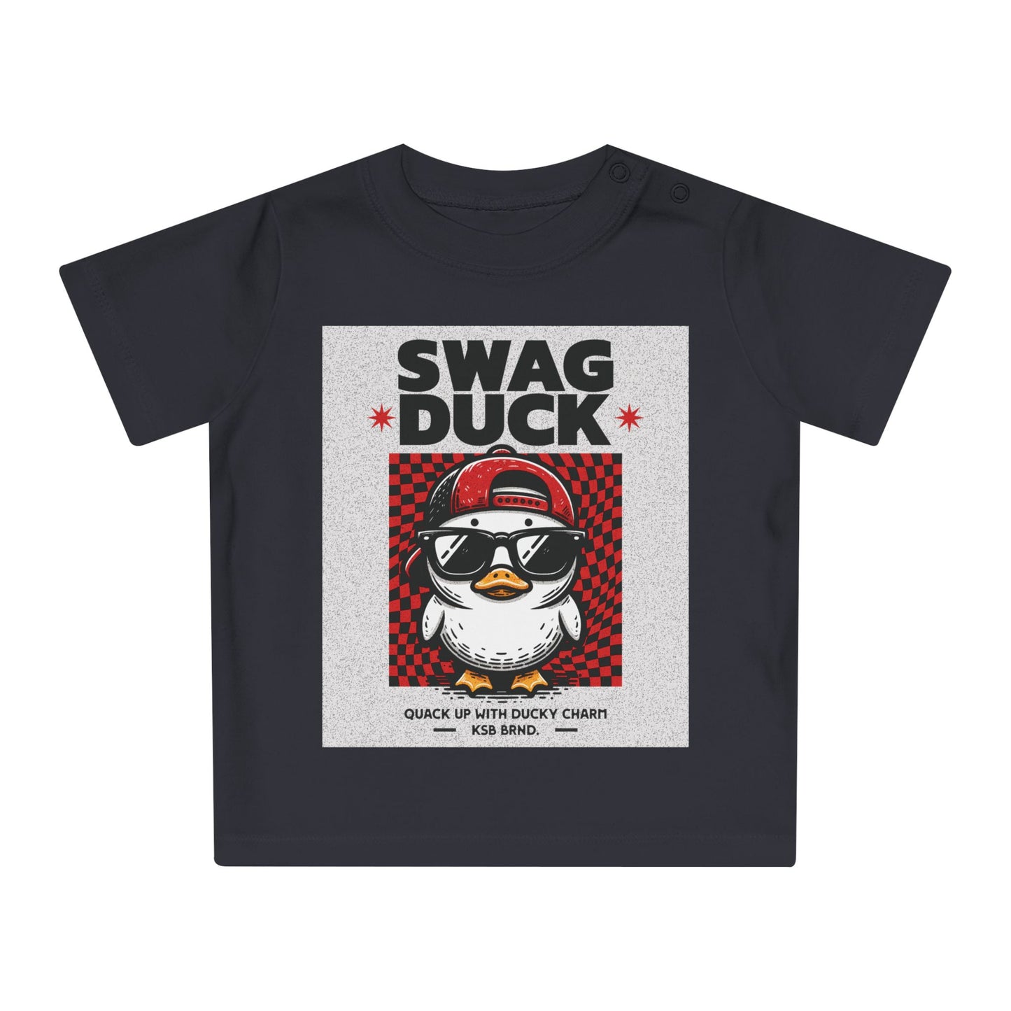 KSB Brnd. Baby T-Shirt "Swag Duck" - Ente mit Cap & Sonnenbrille