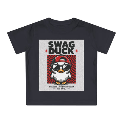 KSB Brnd. Baby T-Shirt "Swag Duck" - Ente mit Cap & Sonnenbrille