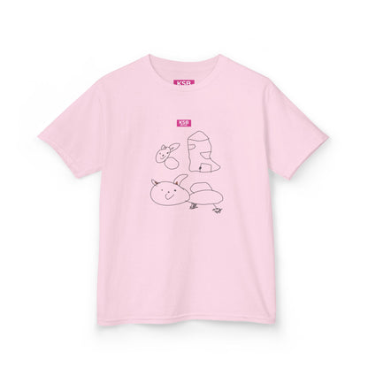 KSB Brnd. Kids Streetwear T-Shirt | "LOVE ALL OF ME" mit Kinder-Design & Herzprint