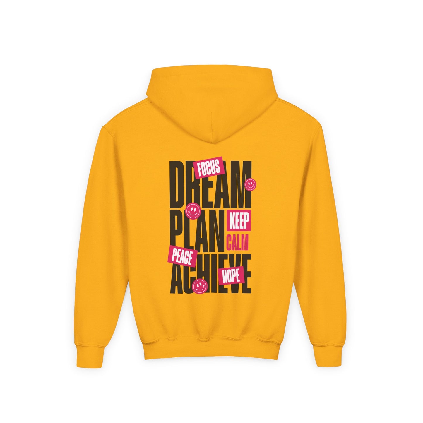 KSB Brnd. Kinder Kapuzenpullover - DREAM, PLAN, ACHIEVE