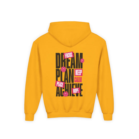 KSB Brnd. Kinder Kapuzenpullover - DREAM, PLAN, ACHIEVE