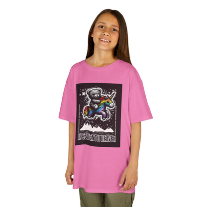 Streetwear Mädchen T-Shirt | Bär auf Einhorn Print - KSB BRND.