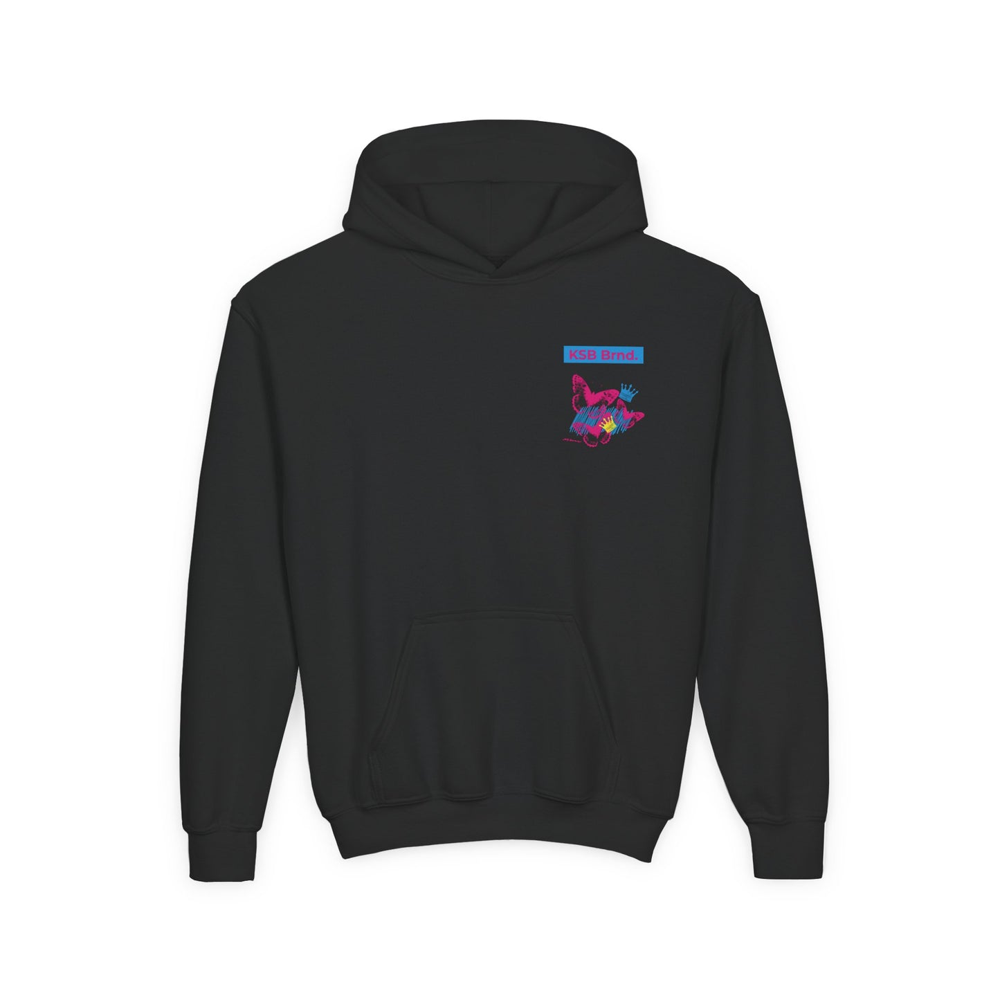 KSB Brnd. Kinder Hoodie - "Trust your Crazy Ideas" mit Butterfly-Design