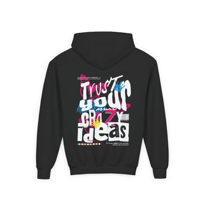 KSB Brnd. Kinder Hoodie - "Trust your Crazy Ideas" mit Butterfly-Design