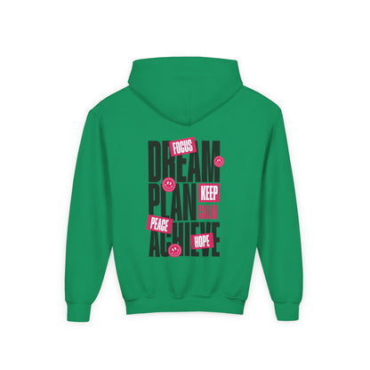 KSB Brnd. Kinder Kapuzenpullover - DREAM, PLAN, ACHIEVE