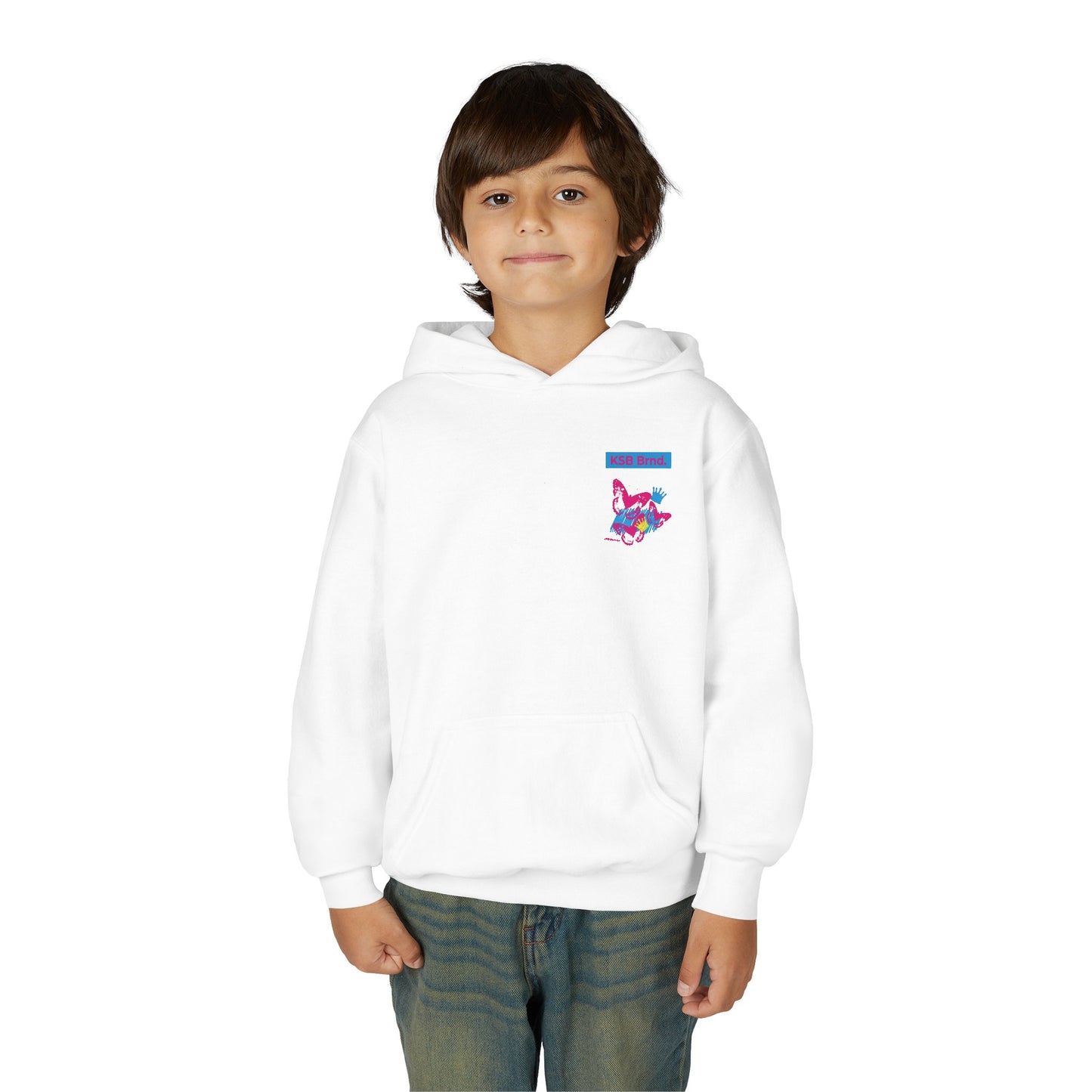 KSB Brnd. Kinder Hoodie - "Trust your Crazy Ideas" mit Butterfly-Design