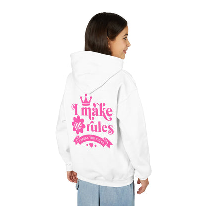 KSB Brnd. Mädchen Kapuzen-Sweatshirt | I Make the Rules, I break the Rules