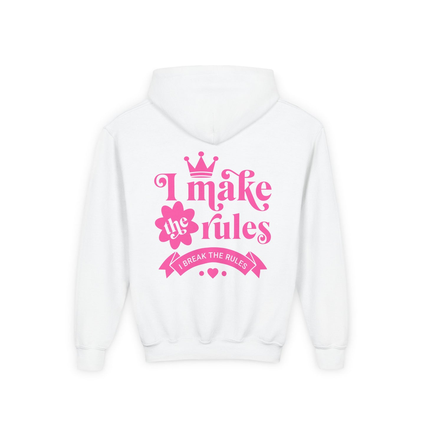 KSB Brnd. Mädchen Kapuzen-Sweatshirt | I Make the Rules, I break the Rules