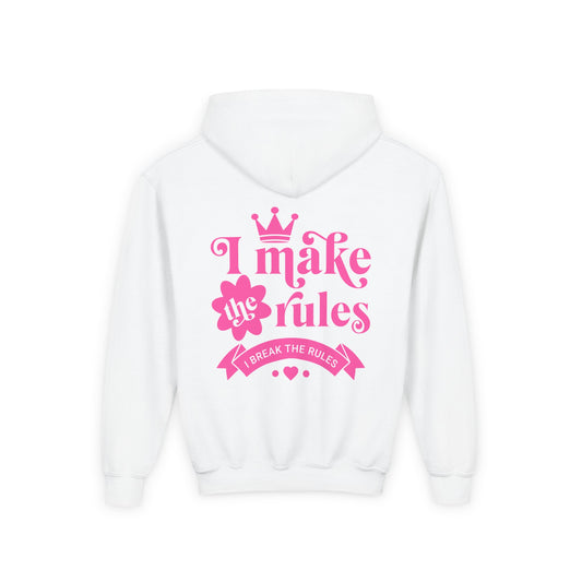 KSB Brnd. Mädchen Kapuzen-Sweatshirt | I Make the Rules, I break the Rules