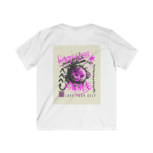 Streetwear T-Shirt für Kinder | KSB Brnd. Logo & Bär mit Graffiti-Print