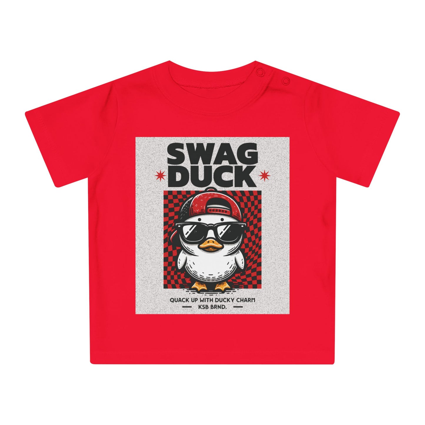 KSB Brnd. Baby T-Shirt "Swag Duck" - Ente mit Cap & Sonnenbrille
