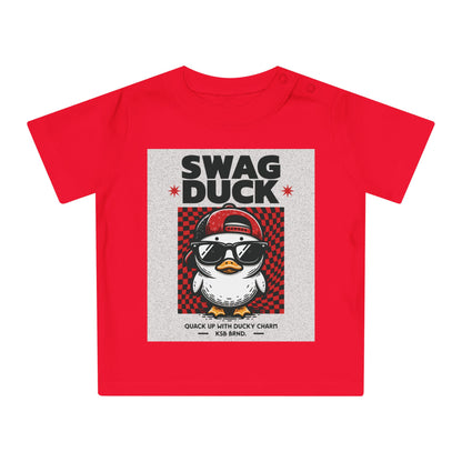 KSB Brnd. Baby T-Shirt "Swag Duck" - Ente mit Cap & Sonnenbrille