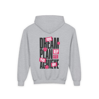 KSB Brnd. Kinder Kapuzenpullover - DREAM, PLAN, ACHIEVE