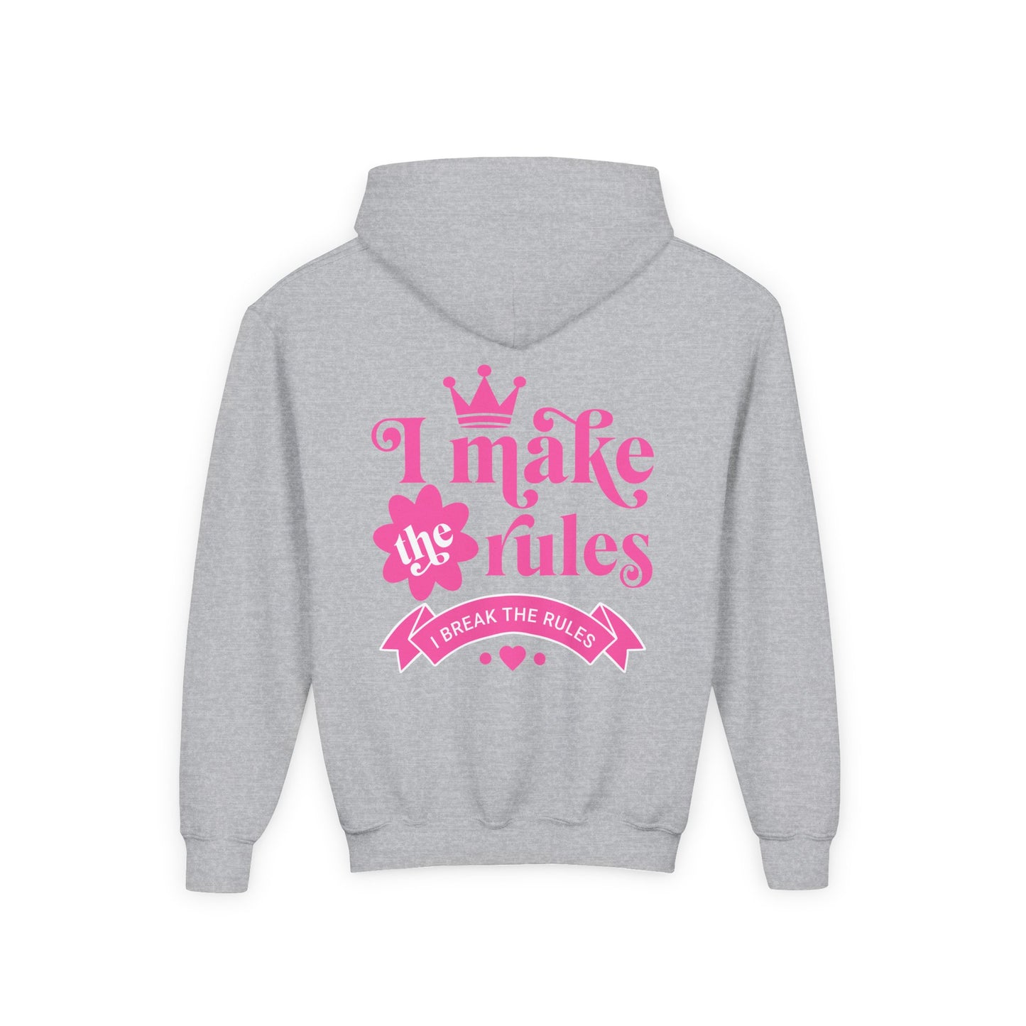 KSB Brnd. Mädchen Kapuzen-Sweatshirt | I Make the Rules, I break the Rules