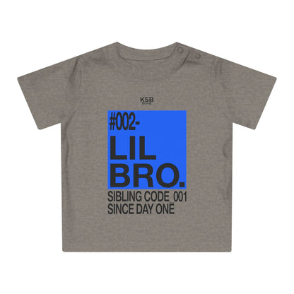 Geschwister-Shirt - Baby T-Shirt - #002 LIL BRO - SIBLING CODE_001 SINCE DAY 0NE