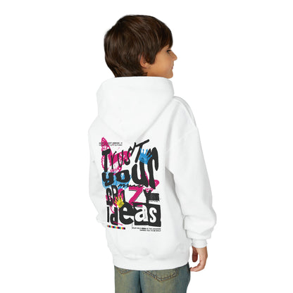KSB Brnd. Kinder Hoodie - "Trust your Crazy Ideas" mit Butterfly-Design