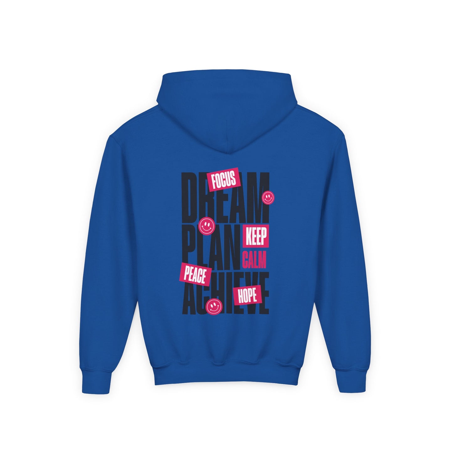 KSB Brnd. Kinder Kapuzenpullover - DREAM, PLAN, ACHIEVE