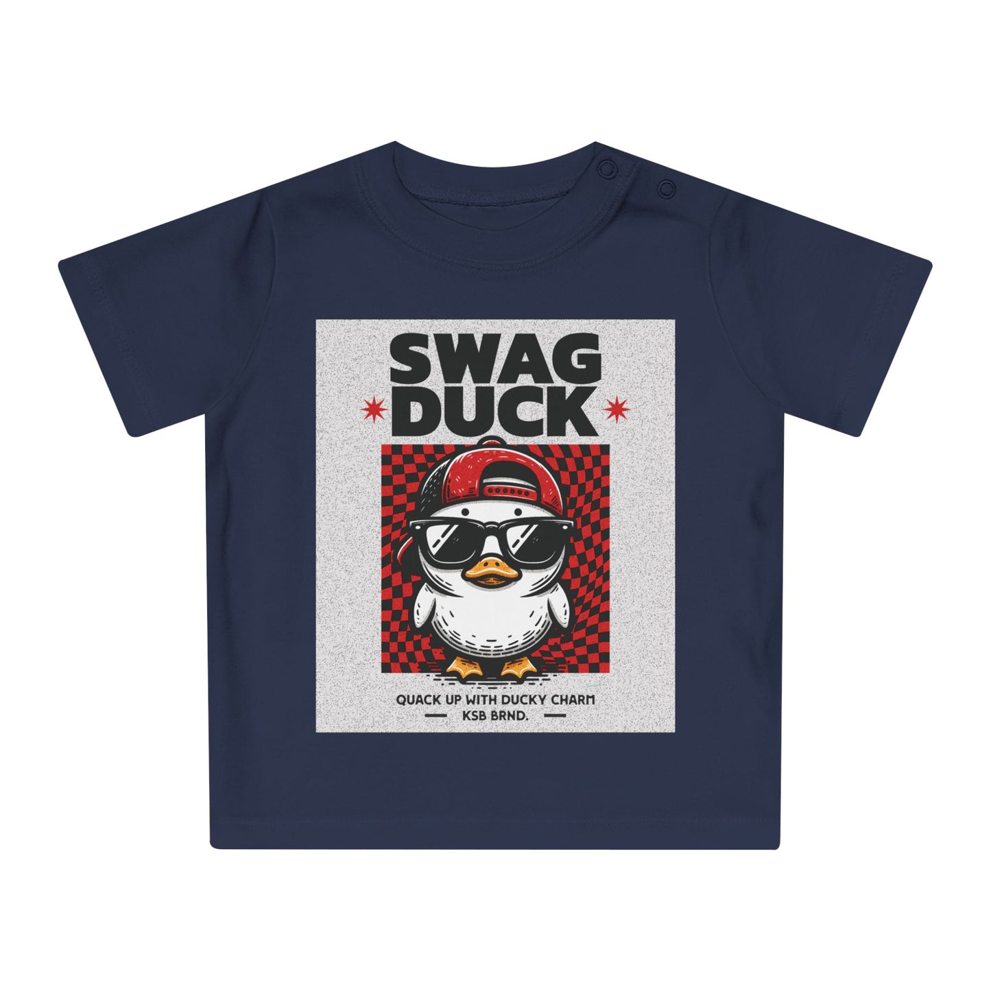 KSB Brnd. Baby T-Shirt "Swag Duck" - Ente mit Cap & Sonnenbrille